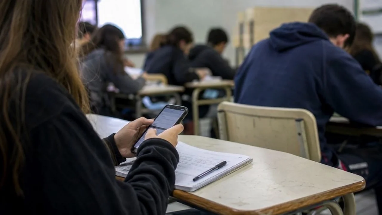 La legislatura bonaerense aprobó una ley para restringir el uso de celulares en escuelas