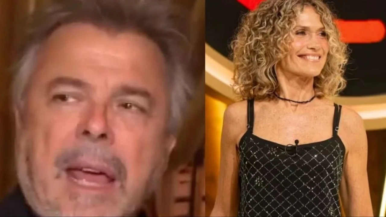 Montaje de dos fotografías, con Donato De Santis a la izquierda y Maru Botana a la derecha.