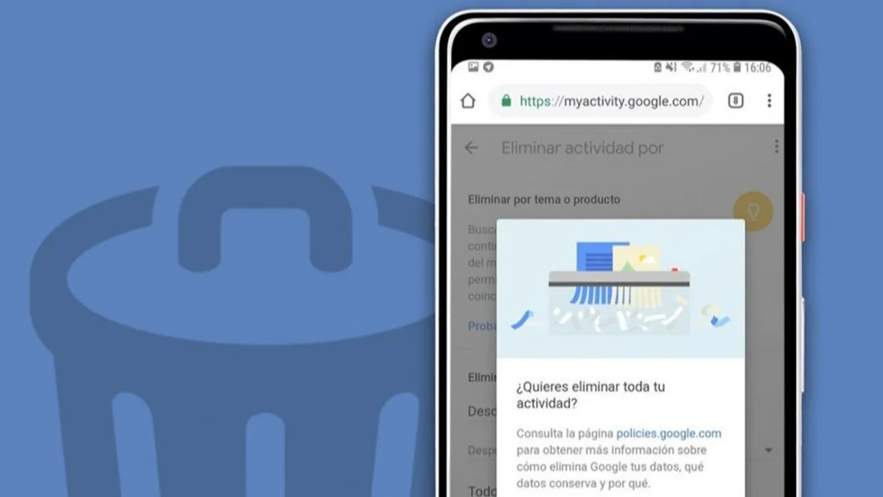 Cómo borrar el historial de Google