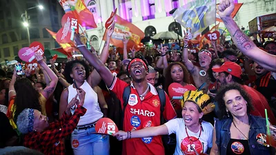 Videos: así festejan en Brasil la victoria de Lula Videos: así festejan en Brasil la victoria de Lula