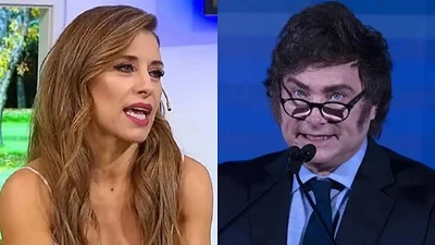 Mariana Brey y Javier Milei. Mariana Brey y Javier Milei.