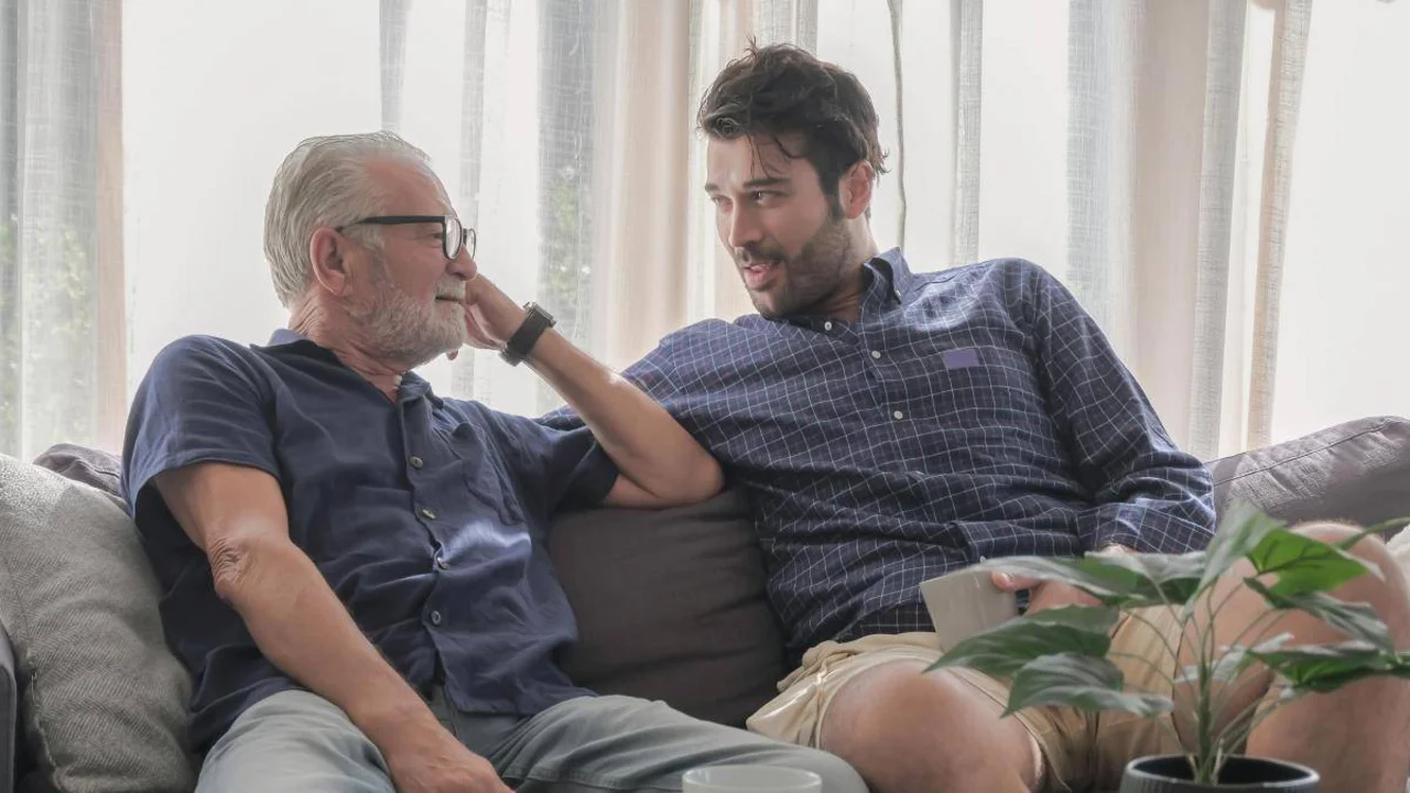 Padre e hijo.