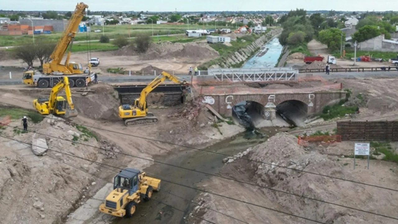 A través de una inversión de $109 mil millones, PBA avanza en la obra de refuncionalidad integral y sostenible del Canal Maldonado