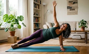 Plancha lateral: el ejercicio clave para ganar fuerza a los 60 | Ejercicio físico