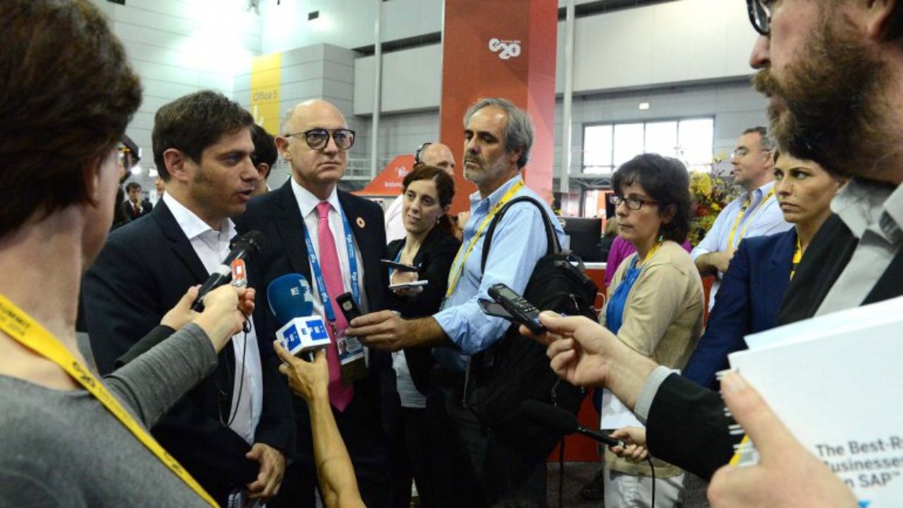 Kicillof, "tremendamente conforme" con la inclusión de los holdouts en documento del G-20
