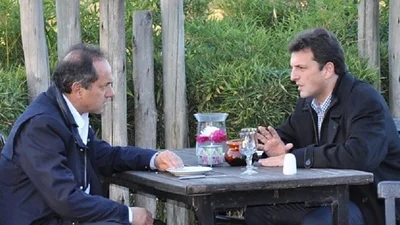 Scioli reveló qué habló con Massa Scioli reveló qué habló con Massa