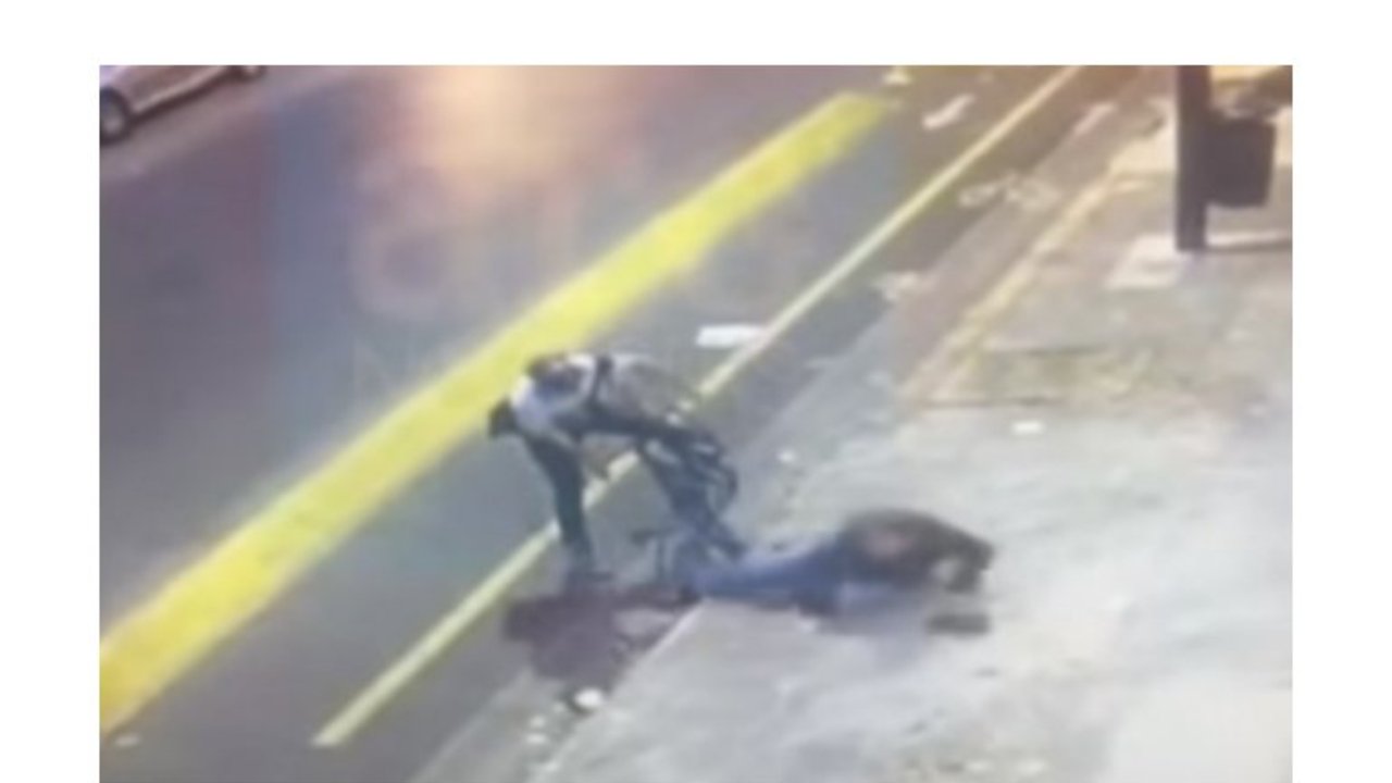 Un ciclista atropelló a Marcelo Araujo