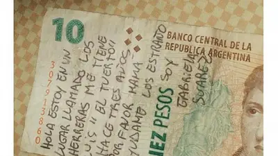 Se aclaró el misterio del billete escrito por una joven desaparecida Se aclaró el misterio del billete escrito por una joven desaparecida