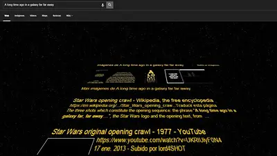 Mirá el homenaje de Google a Star Wars Mirá el homenaje de Google a Star Wars