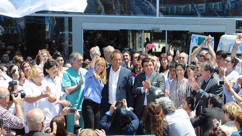 Scioli en La Matanza: "Nunca tuve que disfrazarme o cambiar"