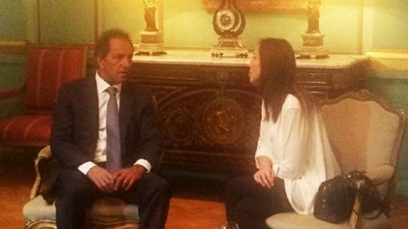 Vidal se reunió con Scioli para comenzar la transición