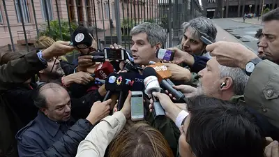 Marcos Peña y Aníbal Fernández preparan la transición Marcos Peña y Aníbal Fernández preparan la transición