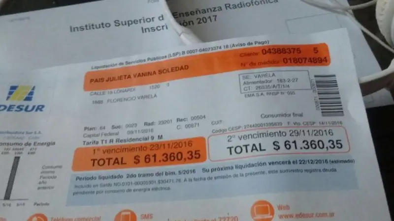 El tarifazo no terminó: la desorbitante factura de luz que le llegó a una usuaria