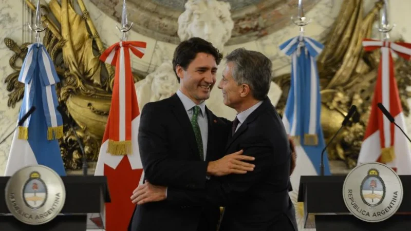 El primer ministro de Canadá le reclamó a Macri por Milagro Sala