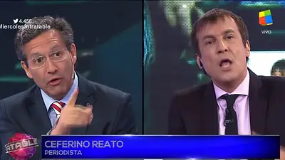 Ceferino Reato se hartó de Paulo Vilouta y lo burló al aire durante todo Intratables Ceferino Reato se hartó de Paulo Vilouta y lo burló al aire durante todo Intratables