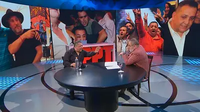 Luis D'Elía con Jorge Lanata: tildó a López de corrupto y Lanata quedó en offside Luis D'Elía con Jorge Lanata: tildó a López de corrupto y Lanata quedó en offside
