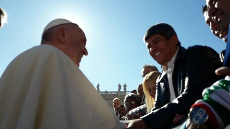 El papa Francisco recibió a Pablo Moyano en medio del debate por la reforma laboral