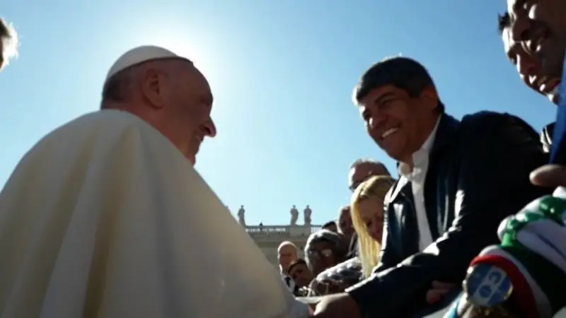 El papa Francisco recibió a Pablo Moyano en medio del debate por la reforma laboral