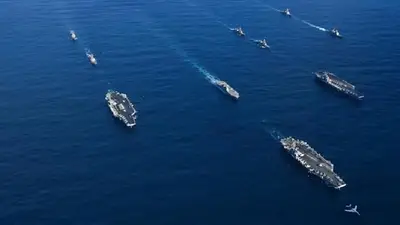 Portaviones de EE.UU. llegan a la península de Corea y aumenta la tensión Portaviones de EE.UU. llegan a la península de Corea y aumenta la tensión