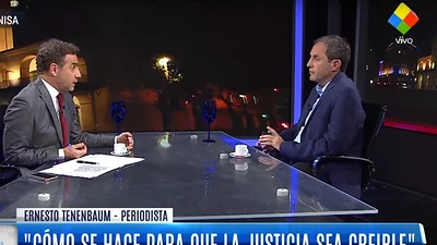Tenembaum cruzó a Majul y lo dejó sin palabras Tenembaum cruzó a Majul y lo dejó sin palabras