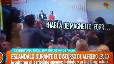 Revelan el video del insulto a Leuco que desmiente a Clarín Revelan el video del insulto a Leuco que desmiente a Clarín