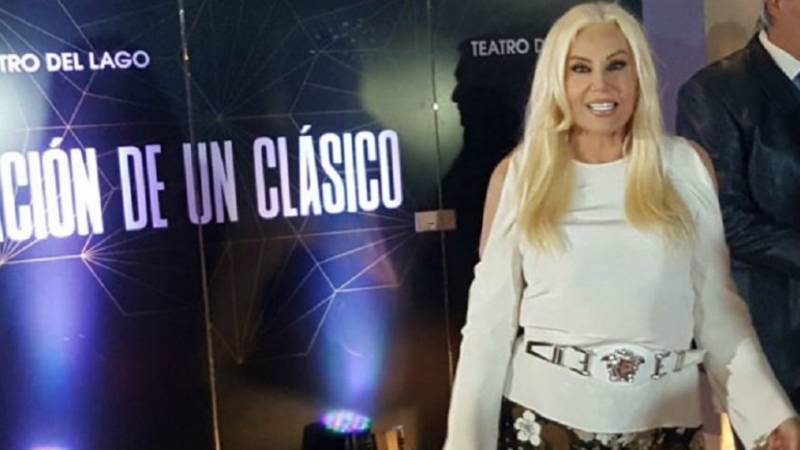 Susana Giménez imitó a Macri con una puesta en escena en Córdoba