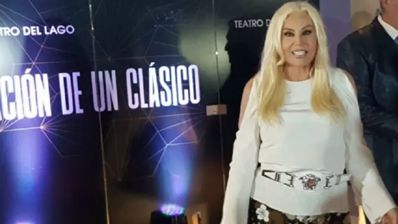 Susana Giménez imitó a Macri con una puesta en escena en Córdoba