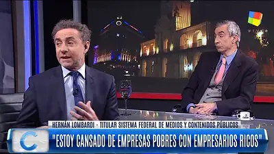 El mal momento de Lombardi cuando Majul reveló un "off" suyo y Nelson Castro deschavó a los nuevos dueños de C5N El mal momento de Lombardi cuando Majul reveló un "off" suyo y Nelson Castro deschavó a los nuevos dueños de C5N