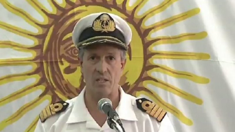 La Armada confirmó "un evento consistente con una explosión"