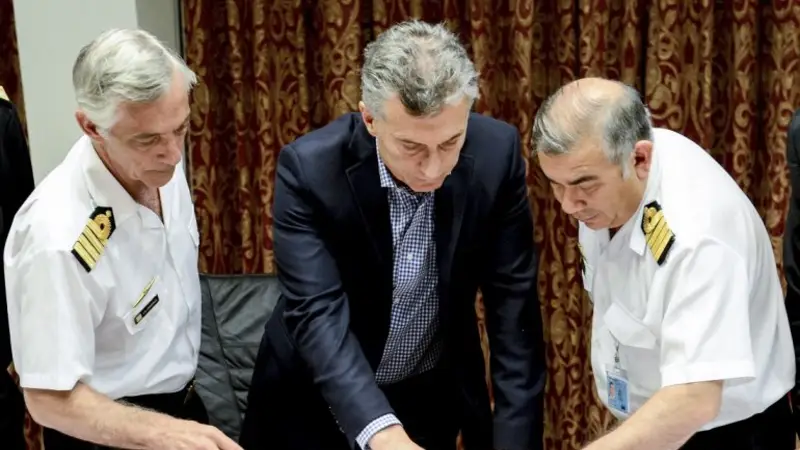 Macri se adjudicó la ayuda internacional por la búsqueda del submarino y desconoció el sistema Ismerlo