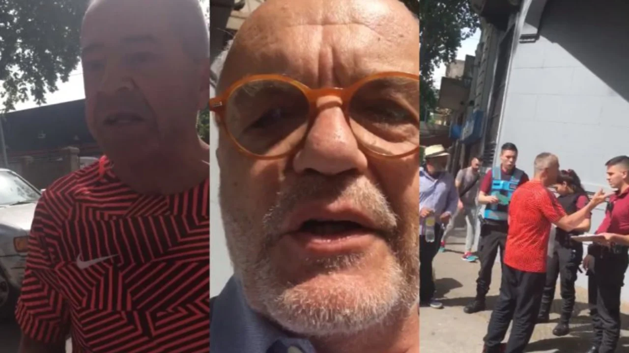 Brutal ataque a la camioneta de Juan Leyrado en plena calle