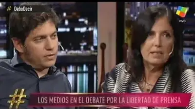 Kicillof y Claudia Piñeiro denunciaron la censura macrista en los medios frente a Novaresio Kicillof y Claudia Piñeiro denunciaron la censura macrista en los medios frente a Novaresio