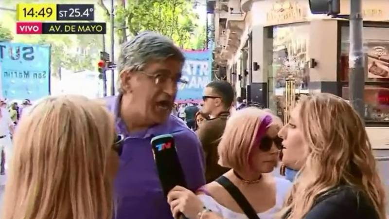 Tenso momento para una conista de TN: un hombre acusó al canal de "gorila"