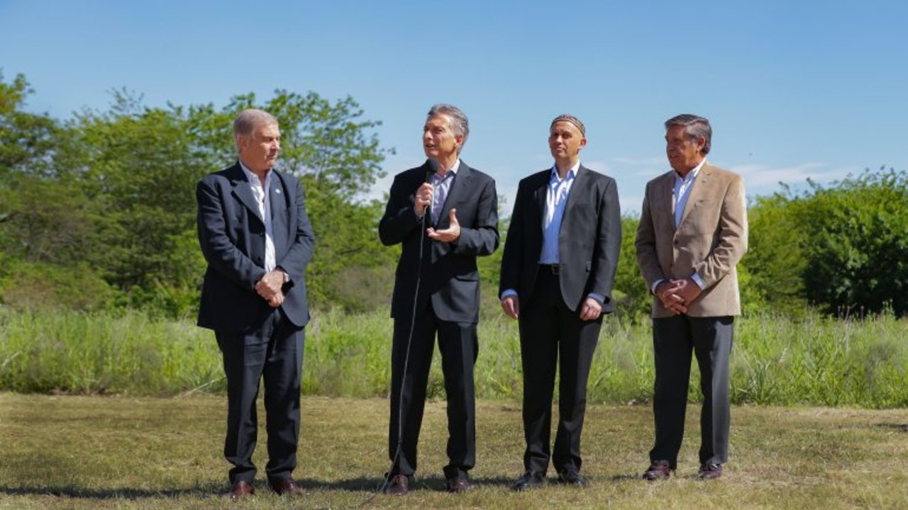 Macri inauguró un parque nacional para beneficiar a su familia