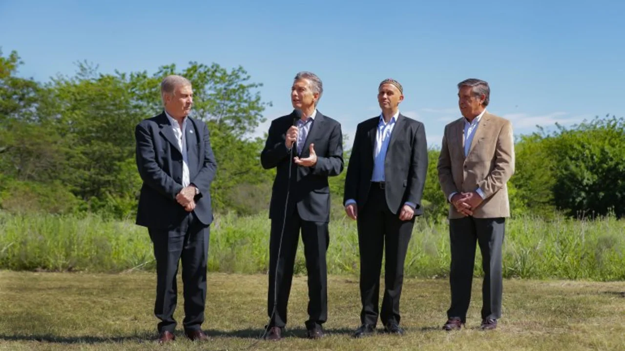 Macri inauguró un parque nacional para beneficiar a su familia