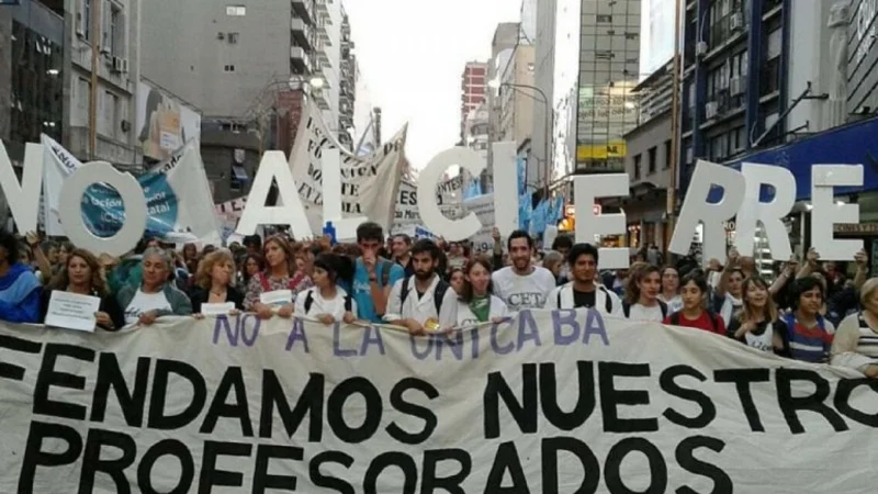 Ciudad: Rodríguez Larreta está a un paso aprobar la UniCABA y destruir 29 profesorados