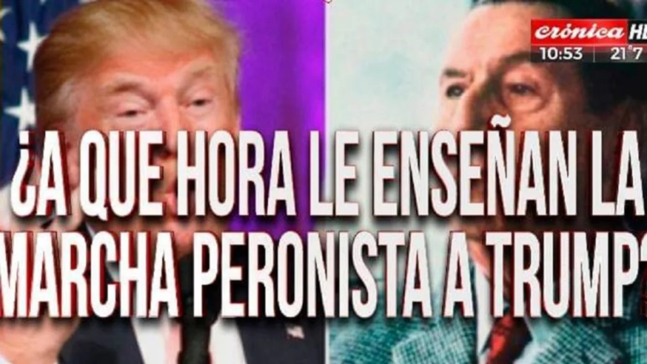 Las delirantes placas de Crónica con la llegada de los mandatarios