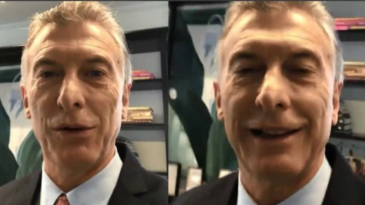 El detalle en un video de Macri que generó burlas en las redes sociales