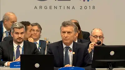 Macri agradeció en el G20 a los porteños por "aceptar el desafío de moverse" Macri agradeció en el G20 a los porteños por "aceptar el desafío de moverse"