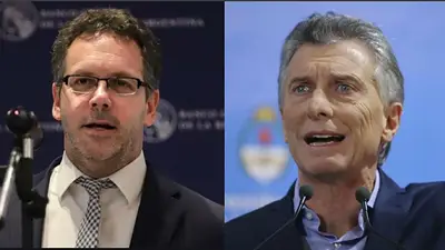 El Banco Central perdió 2.700 millones de dólares una semana y Guido Sandleris culpó a Mauricio Macri El Banco Central perdió 2.700 millones de dólares una semana y Guido Sandleris culpó a Mauricio Macri