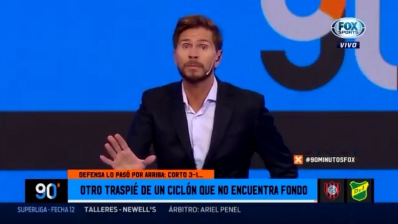 Vignolo explotó al aire de Fox Sports contra su producción: "¿Cómo quieren que sigamos? Díganme"