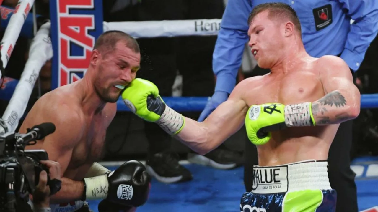 El impresionante nocaut de Canelo Álvarez sobre Kovalev que le dio un nuevo título