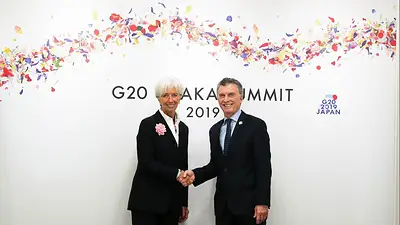 Christine Lagard y Mauricio Macri en el G20. Christine Lagard y Mauricio Macri en el G20.