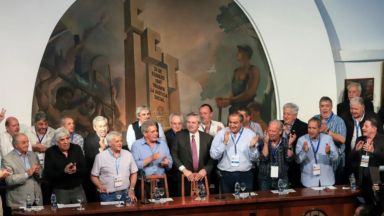 Alberto Fernández con la CGT: “El movimiento obrero es parte del gobierno"