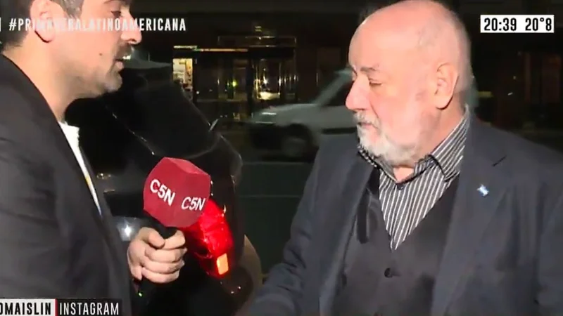 Desagradable gesto de Bonadio a un periodista por una pregunta sobre la Causa Cuadernos