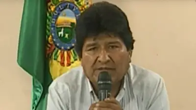 El video en el que Evo Morales y García Linera comunican su renuncia El video en el que Evo Morales y García Linera comunican su renuncia