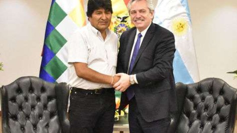 Alberto Fernández salió a respaldar a Evo Morales y condenó el golpe de Estado