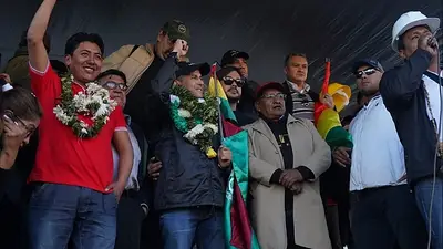 Golpe en Bolivia: El golpista Camacho convoco a una cacería de dirigentes del MAS Golpe en Bolivia: El golpista Camacho convoco a una cacería de dirigentes del MAS