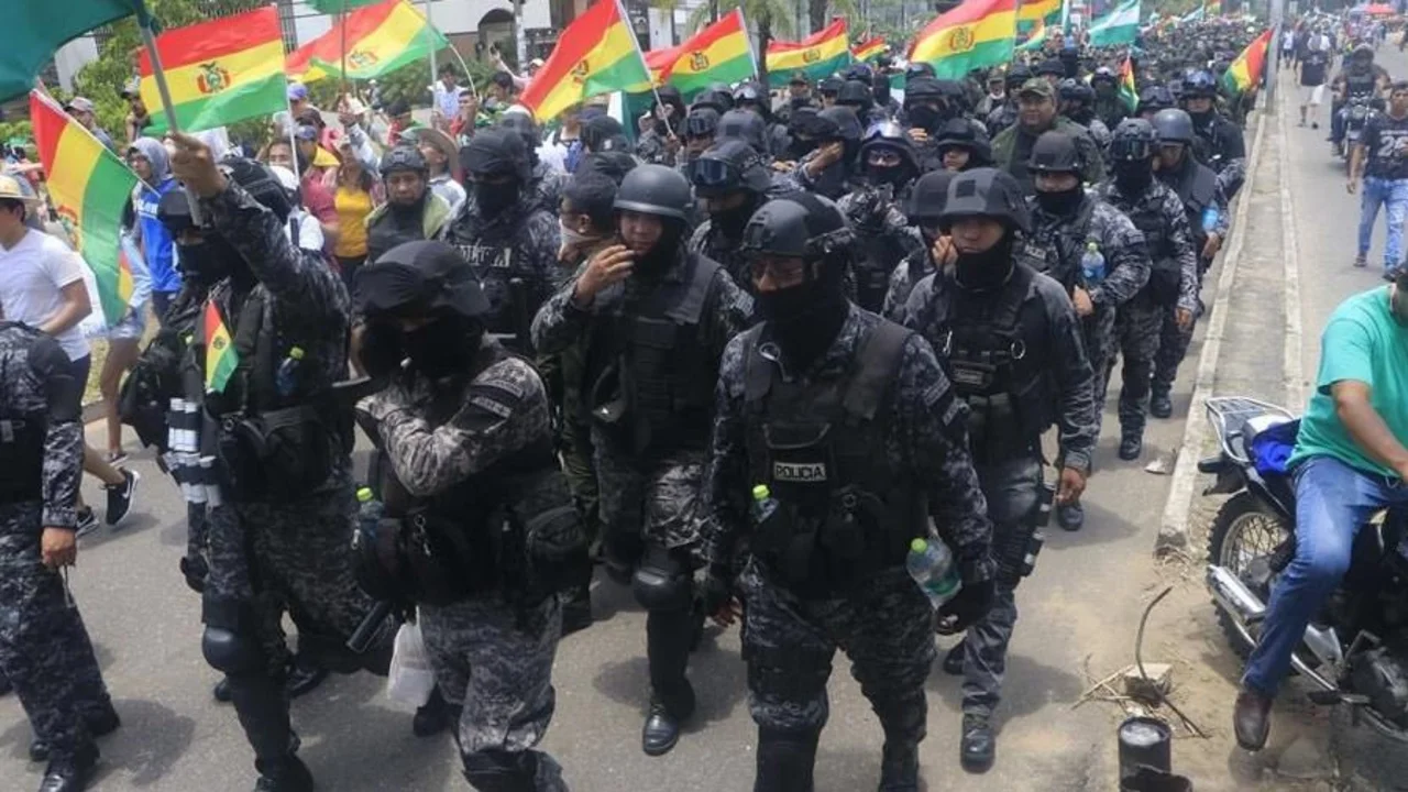 represión en Bolivia 