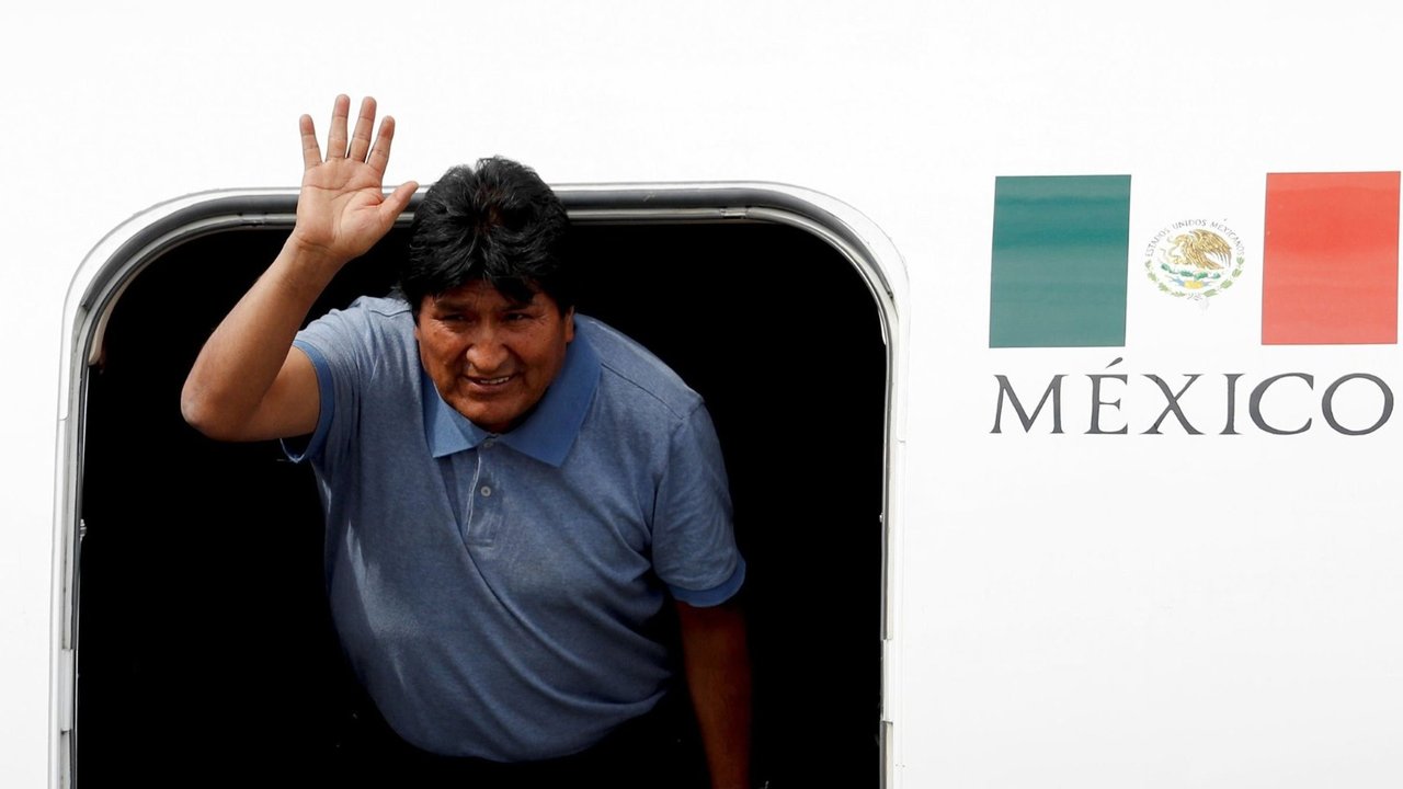 Evo Morales llegó a México tras el golpe de Estado y aseguró que continuará con su lucha